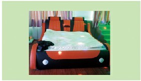 Temperature control water bed